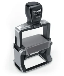 Trodat Professional 5206 fémvázas szövegbélyegző egyedi lenyomattal 56 x 33 mm