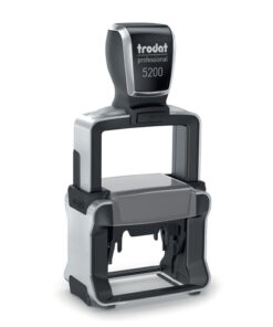 Trodat Professional 5200 fémvázas szövegbélyegző egyedi lenyomattal 24 x 41mm